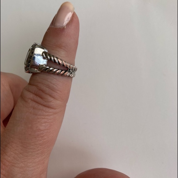 Double Cable band,  Cocktail ring  sz 8 - Picture 4 of 5